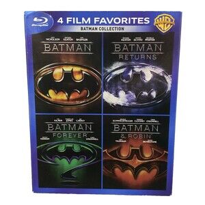 Batman Collection 4 Film Favorites Blu-ray Disc Movies With Slipcover NEW